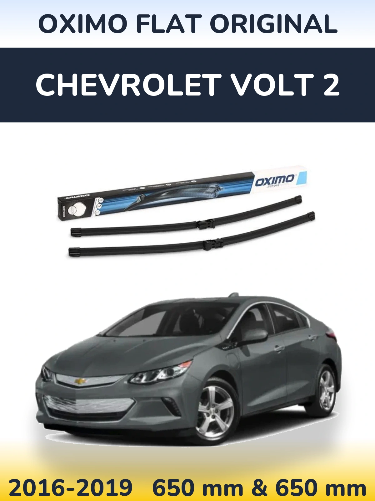 Torkarblad Oximo Flat Original för Chevrolet Volt 2