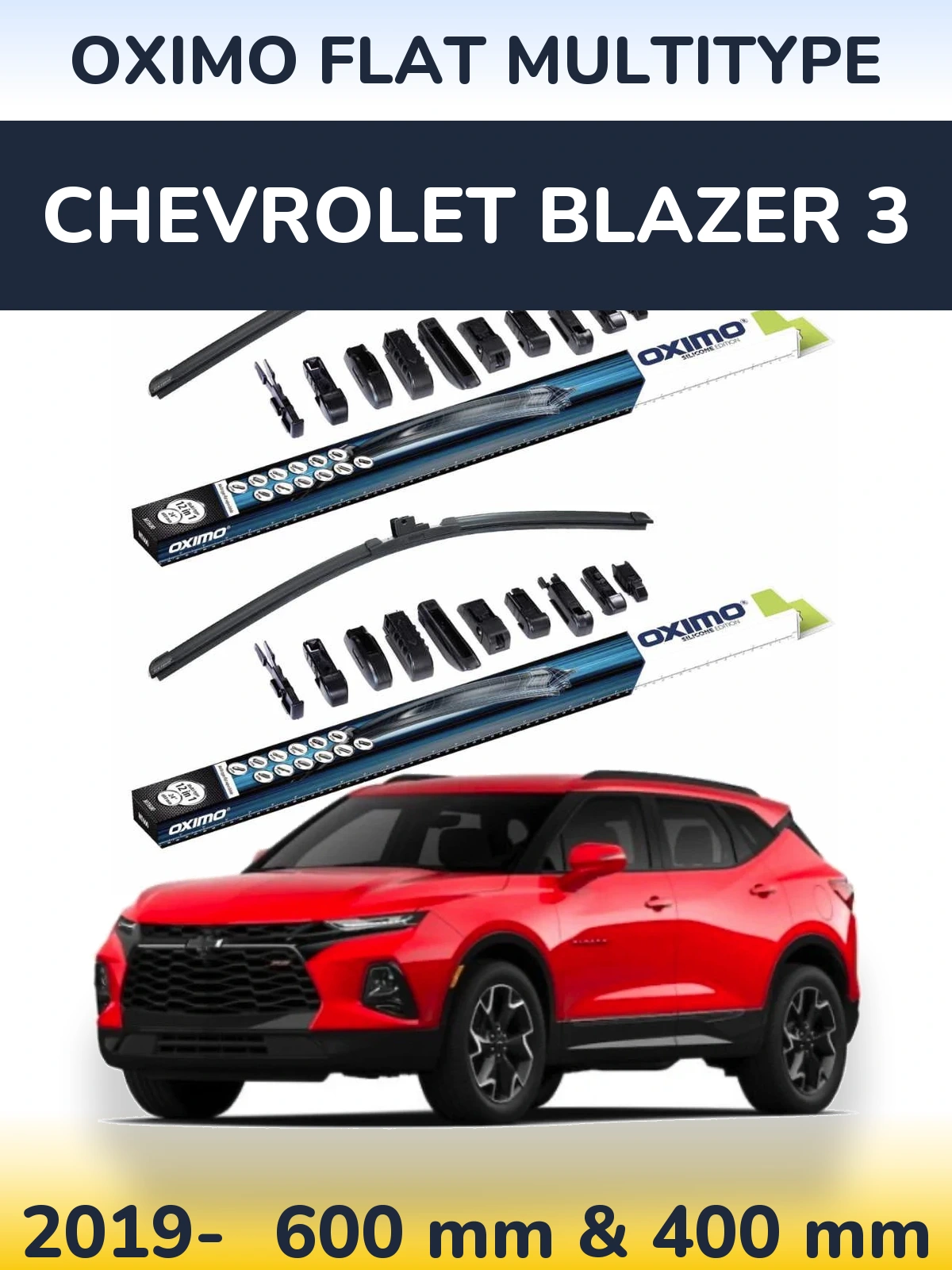 Torkarblad Oximo Flat MultiType för Chevrolet Blazer 3