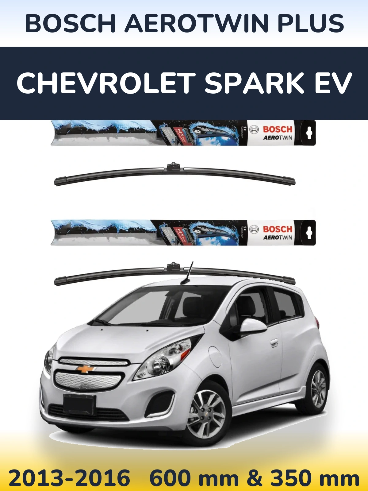 Torkarblad BOSCH AeroTwin Plus för Chevrolet Spark EV