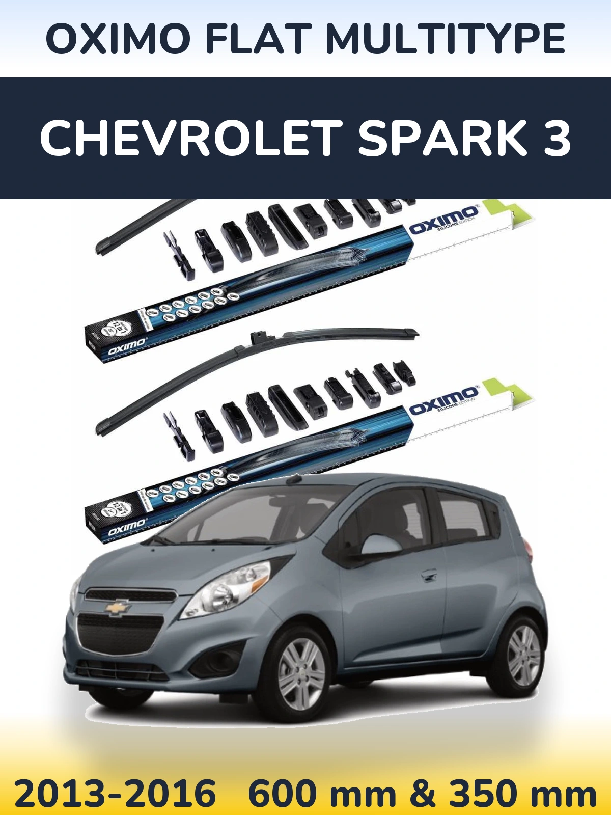 Torkarblad Oximo Flat MultiType för Chevrolet Spark 3