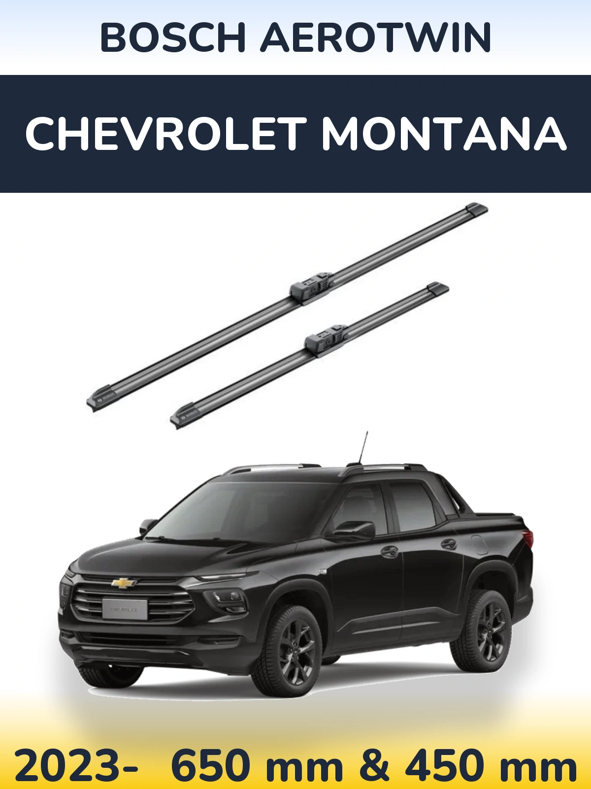 Torkarblad BOSCH AeroTwin för Chevrolet Montana