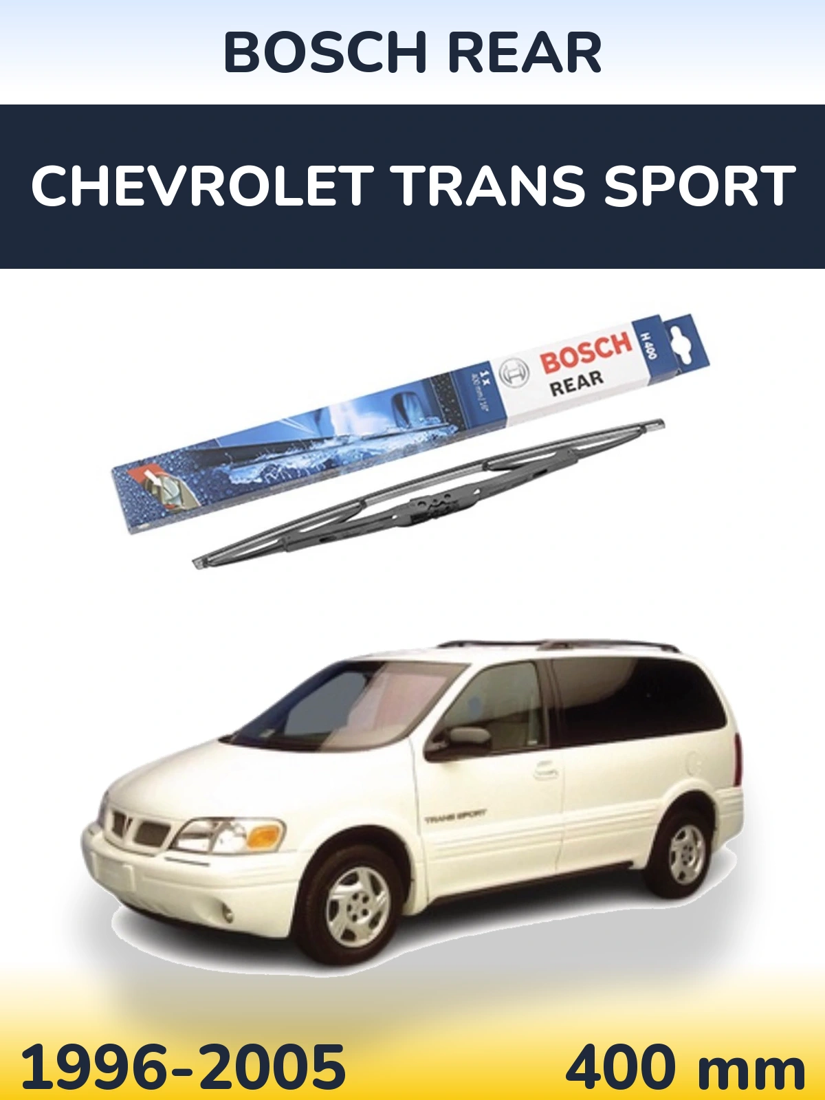 Torkarblad BOSCH Rear för Chevrolet Trans Sport