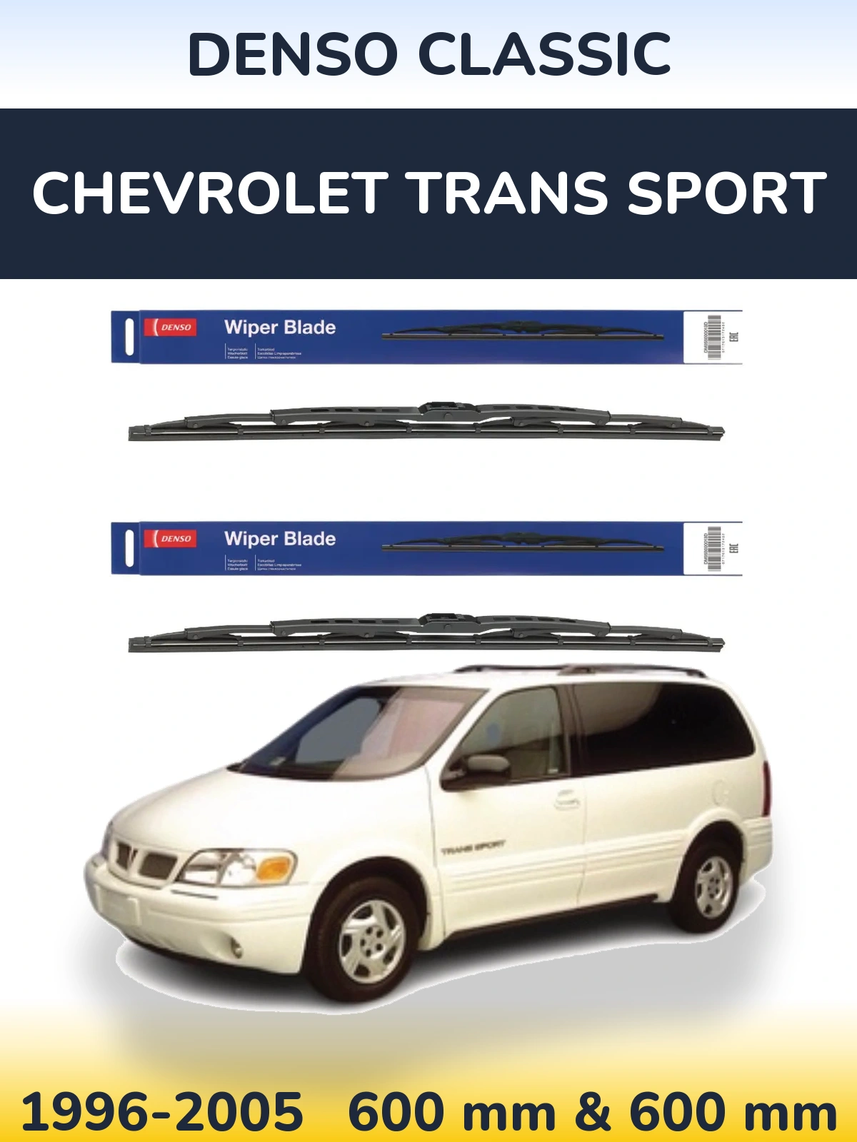 Torkarblad Denso Classic för Chevrolet Trans Sport