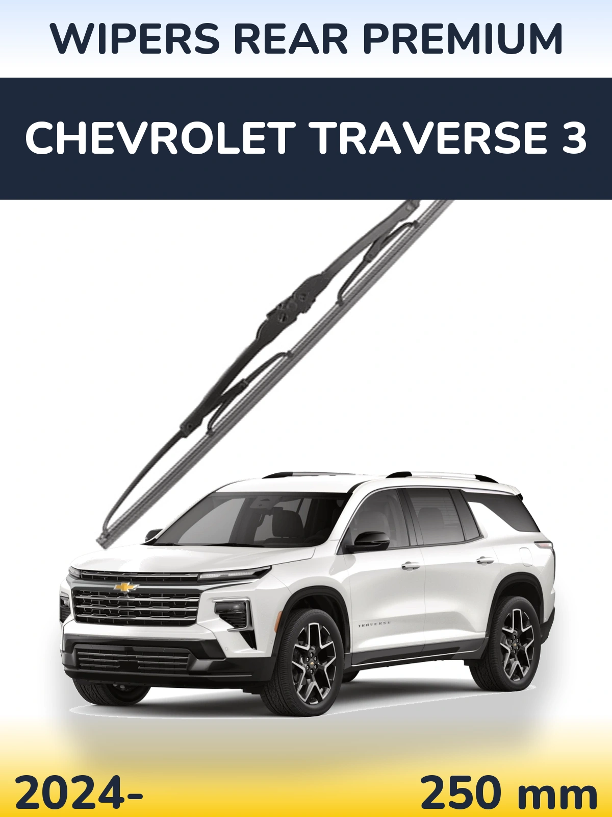 Torkarblad WIPERS REAR PREMIUM för Chevrolet Traverse 3