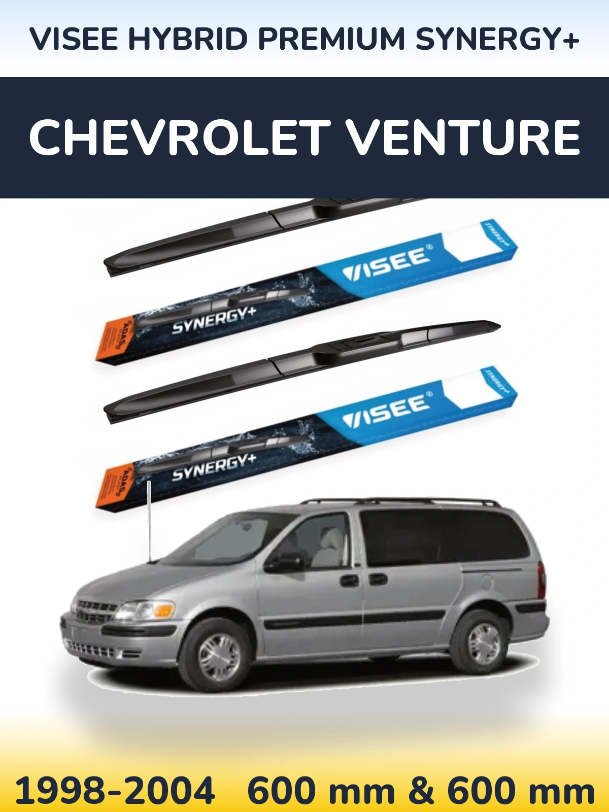 Torkarblad VISEE HYBRID PREMIUM SYNERGY+ för Chevrolet Venture