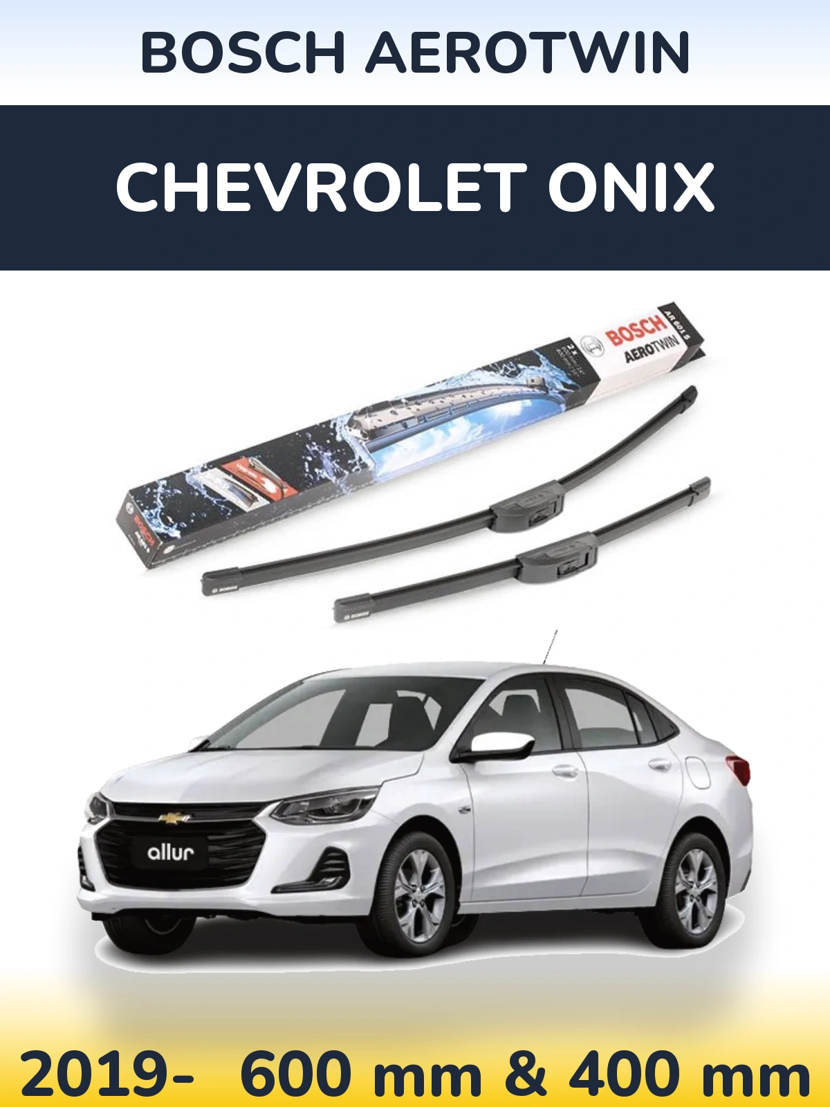 Torkarblad BOSCH AeroTwin för Chevrolet Onix