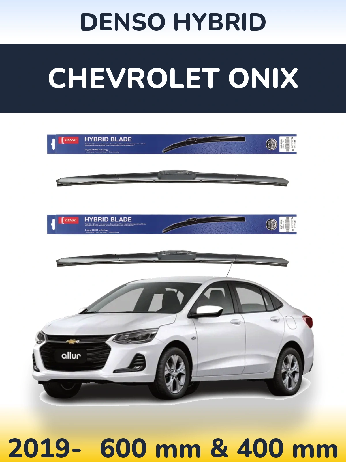 Torkarblad Denso Hybrid för Chevrolet Onix