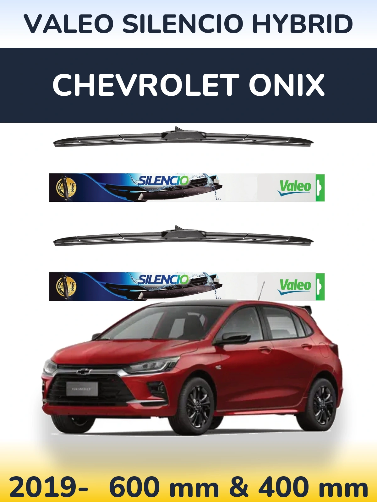 Torkarblad Valeo Silencio Hybrid för Chevrolet Onix