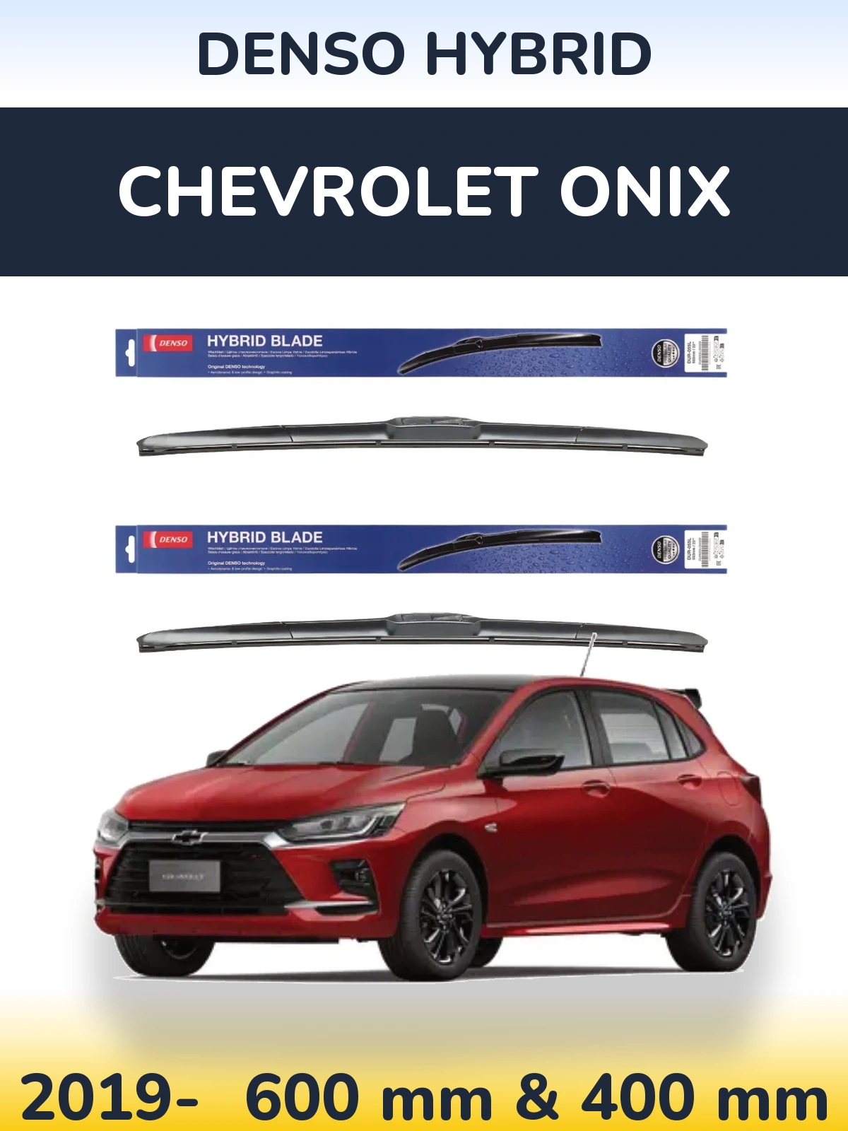 Torkarblad Denso Hybrid för Chevrolet Onix