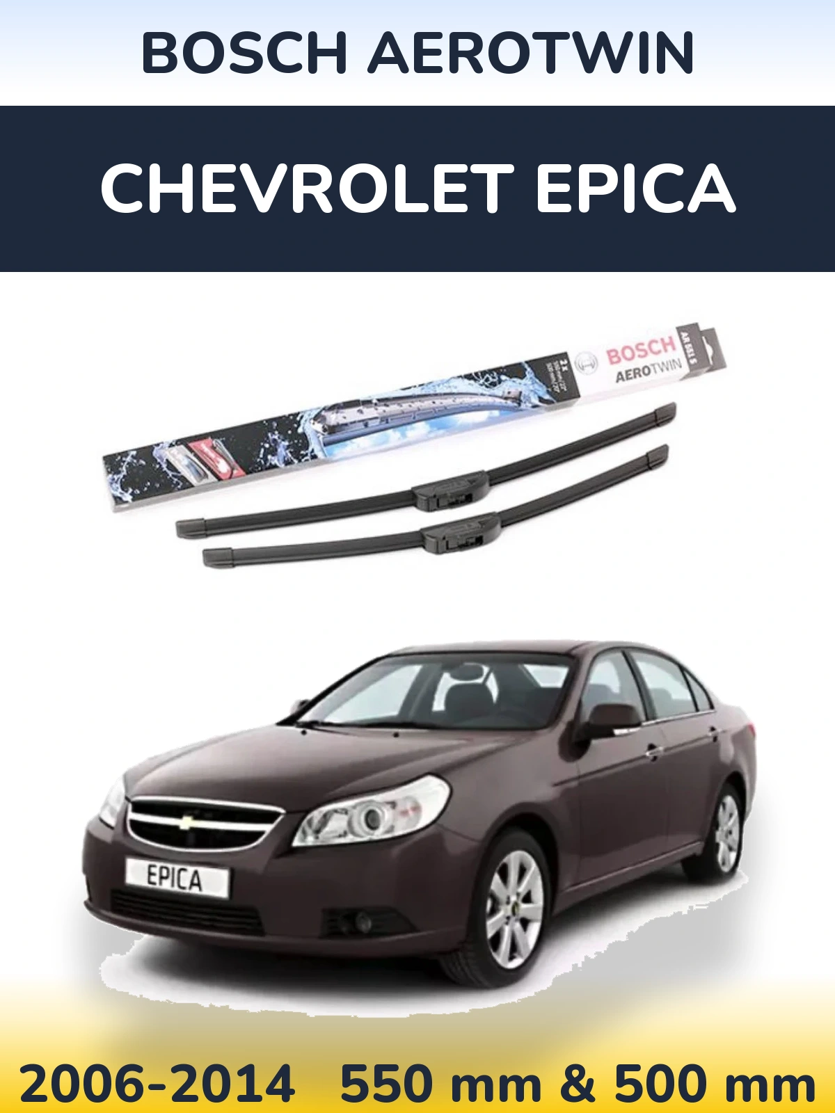 Torkarblad BOSCH AeroTwin för Chevrolet Epica