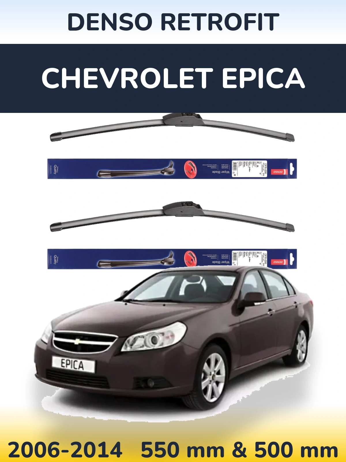 Torkarblad Denso Retrofit för Chevrolet Epica