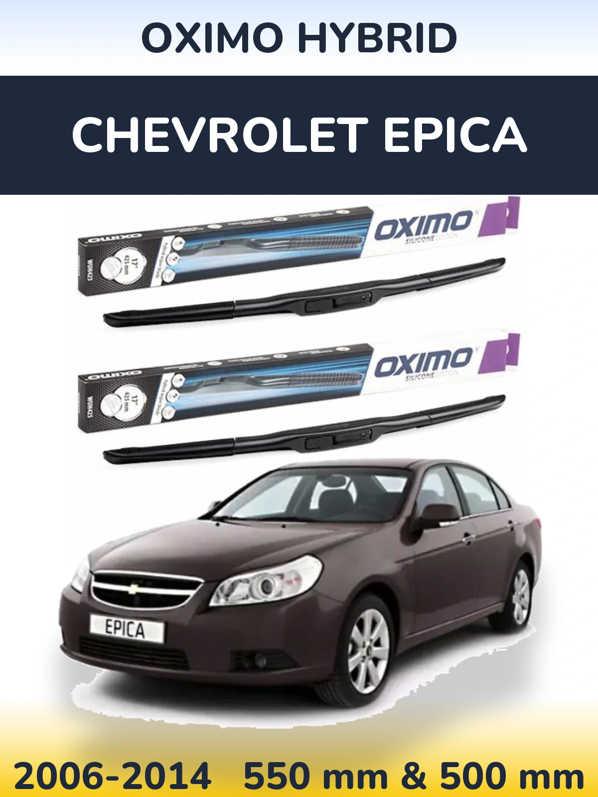 Torkarblad Oximo Hybrid för Chevrolet Epica
