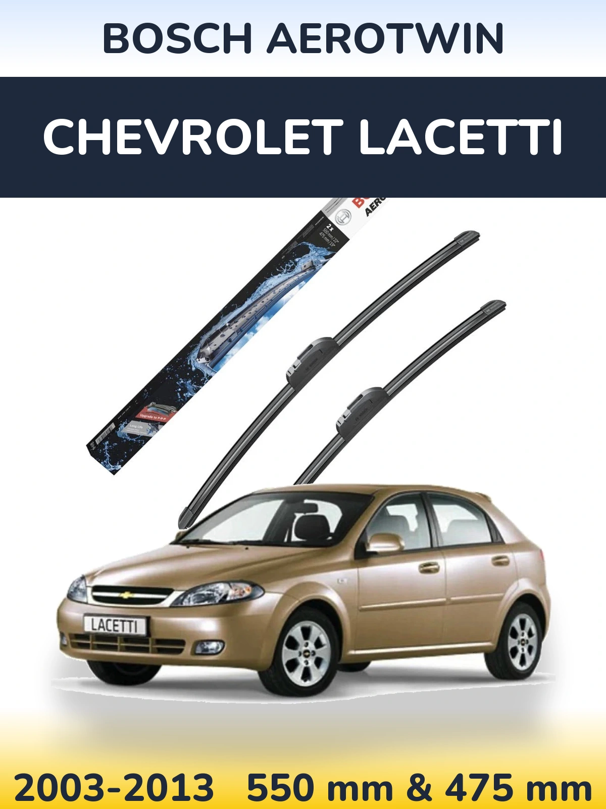 Torkarblad BOSCH AeroTwin för Chevrolet Lacetti
