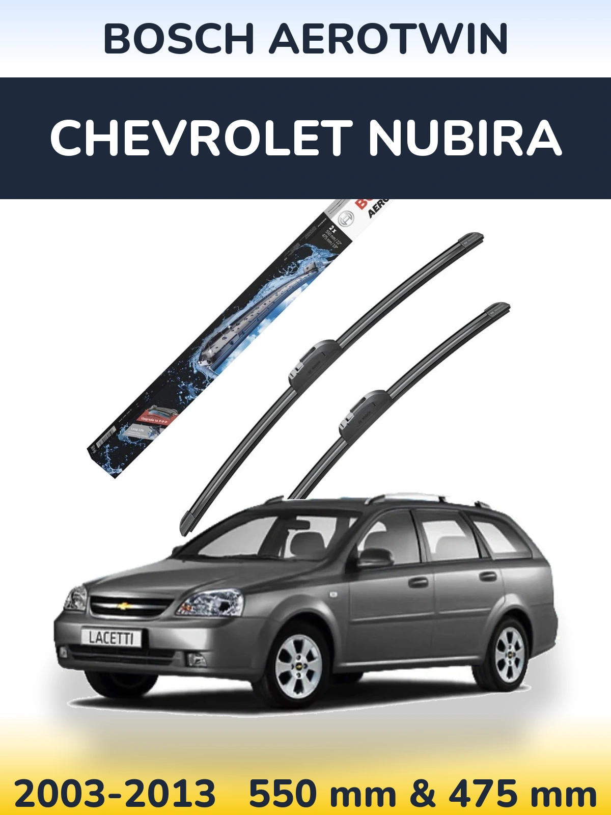 Torkarblad BOSCH AeroTwin för Chevrolet Nubira