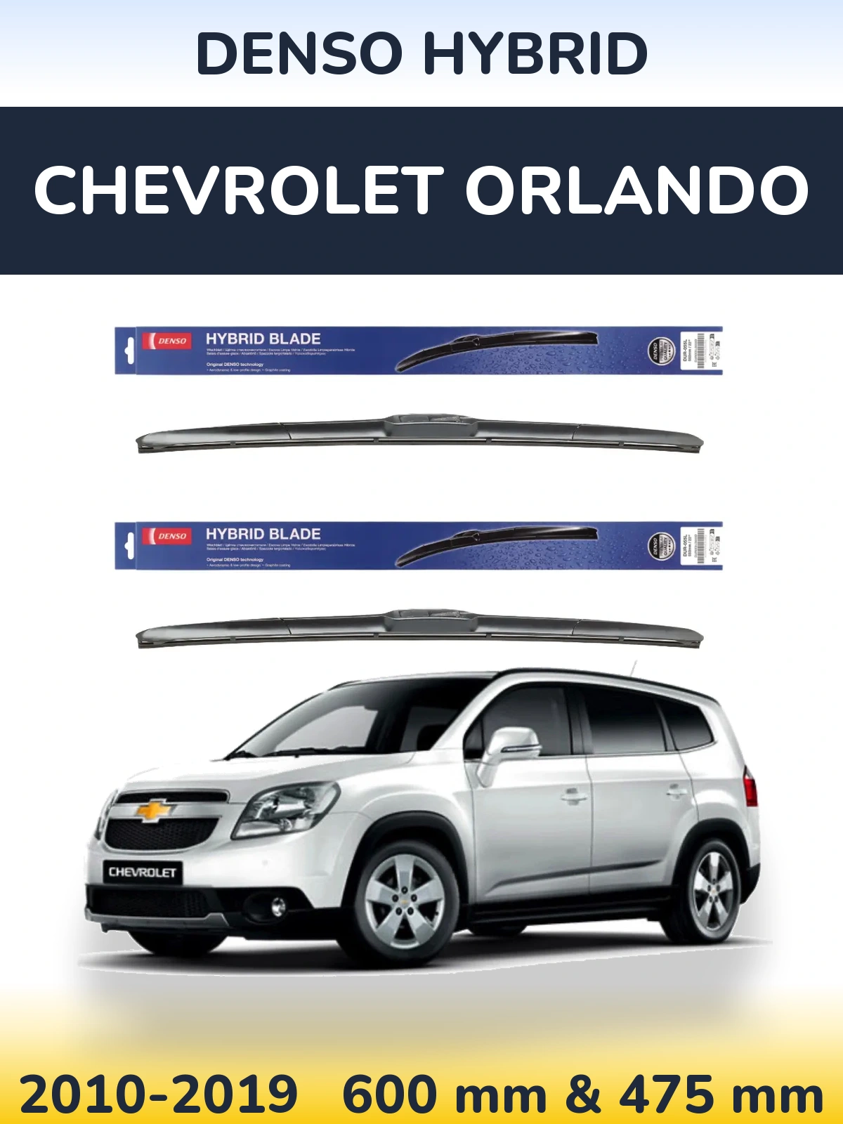 Torkarblad Denso Hybrid för Chevrolet Orlando
