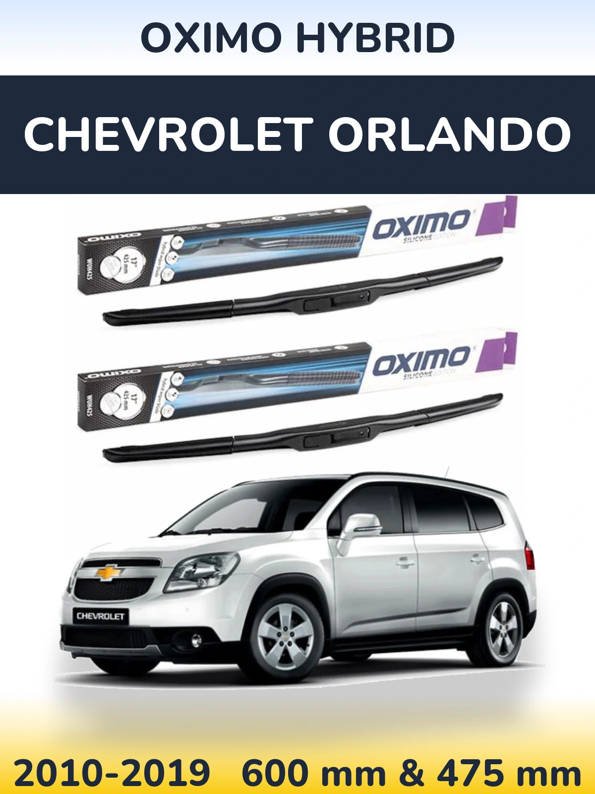 Torkarblad Oximo Hybrid för Chevrolet Orlando