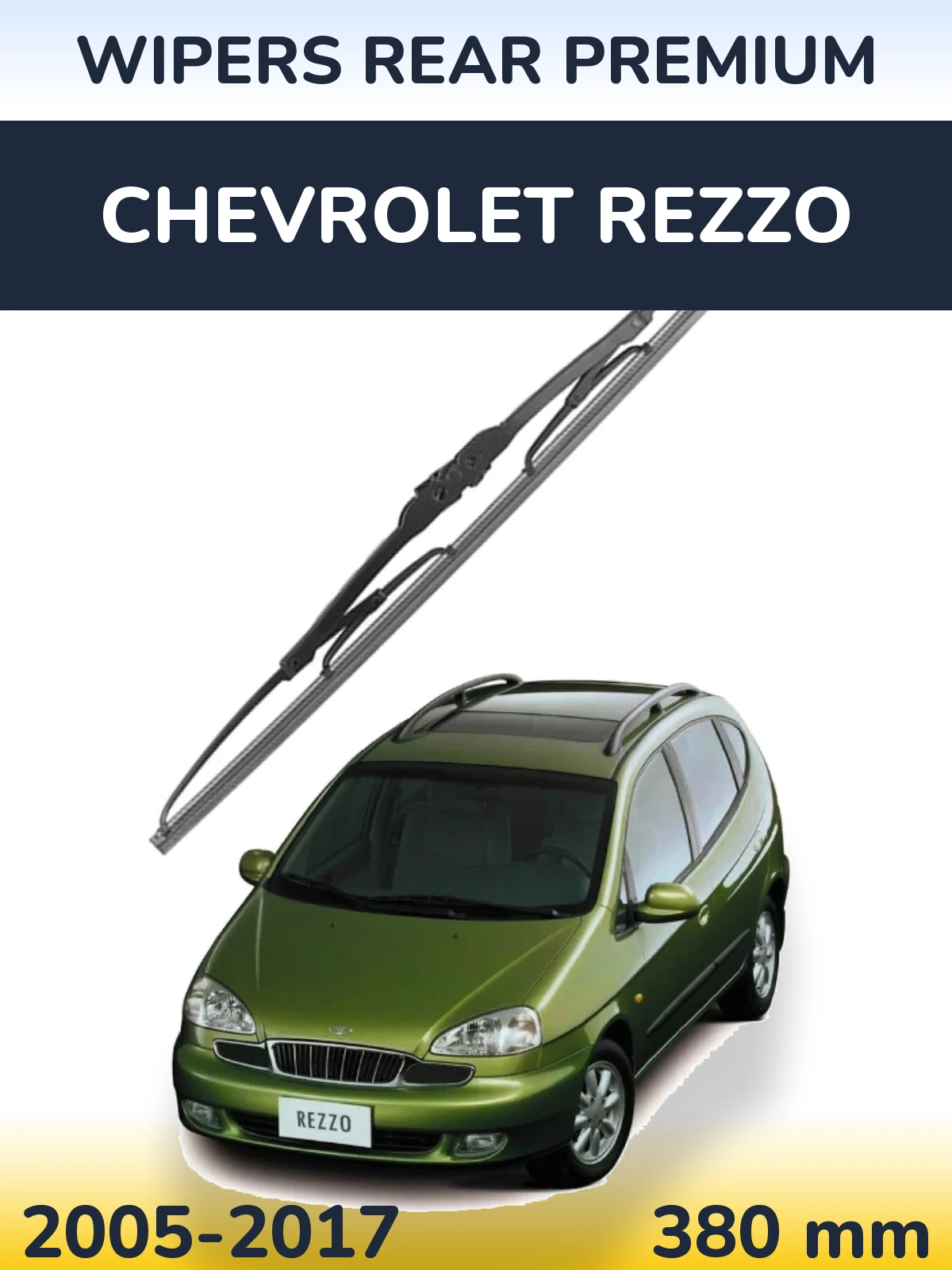Torkarblad WIPERS REAR PREMIUM för Chevrolet Rezzo