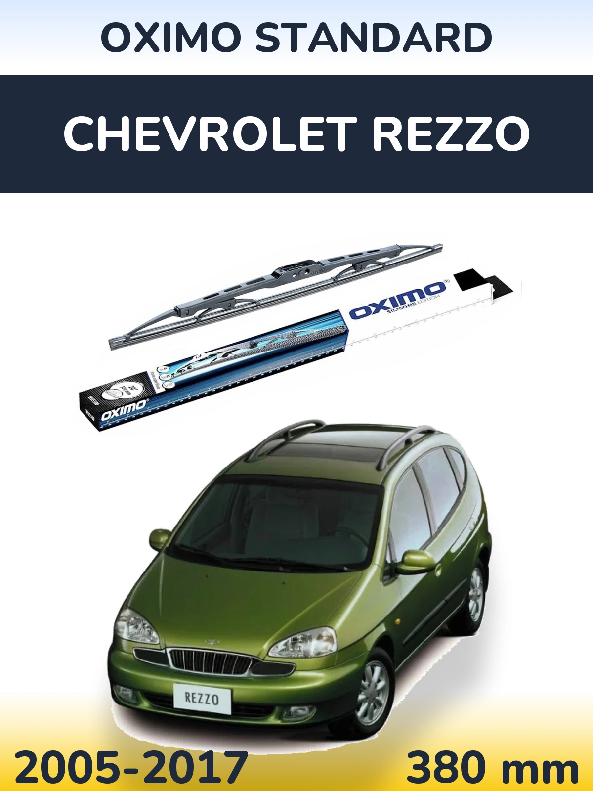 Torkarblad Oximo Standard för Chevrolet Rezzo