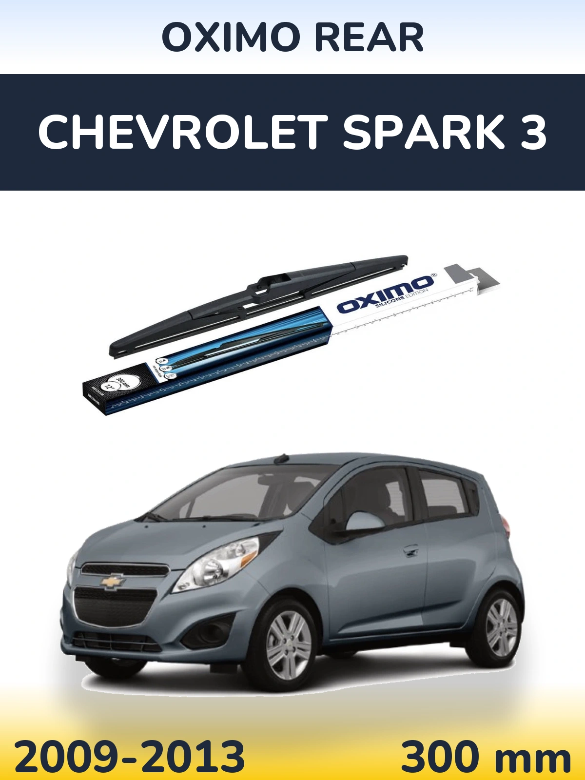 Rear wiper blade Oximo Rear 300 mm for Chevrolet Spark 3 2009-2013