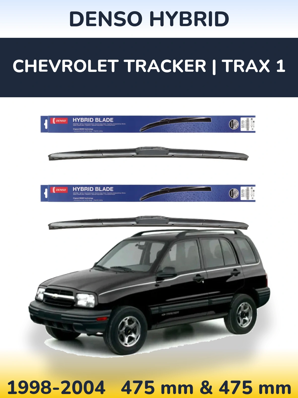 Torkarblad Denso Hybrid för Chevrolet Tracker | Trax 1