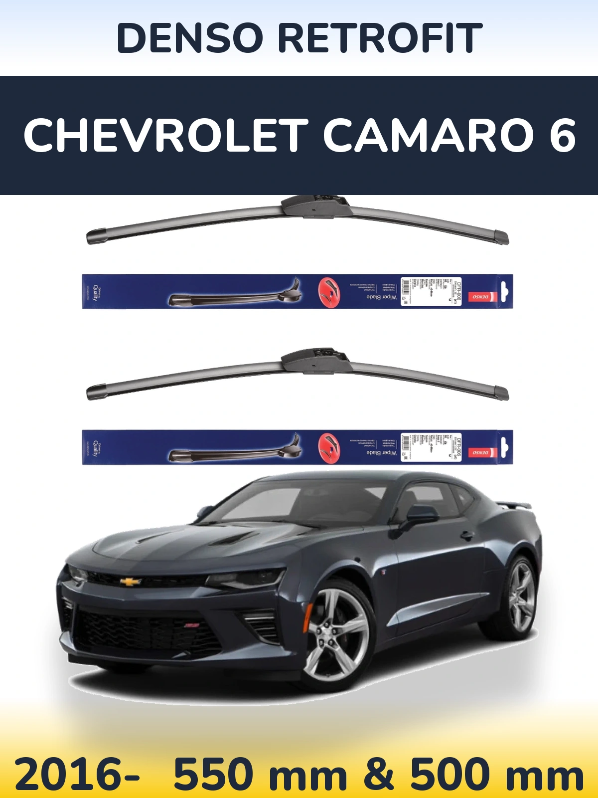 Torkarblad Denso Retrofit för Chevrolet Camaro 6
