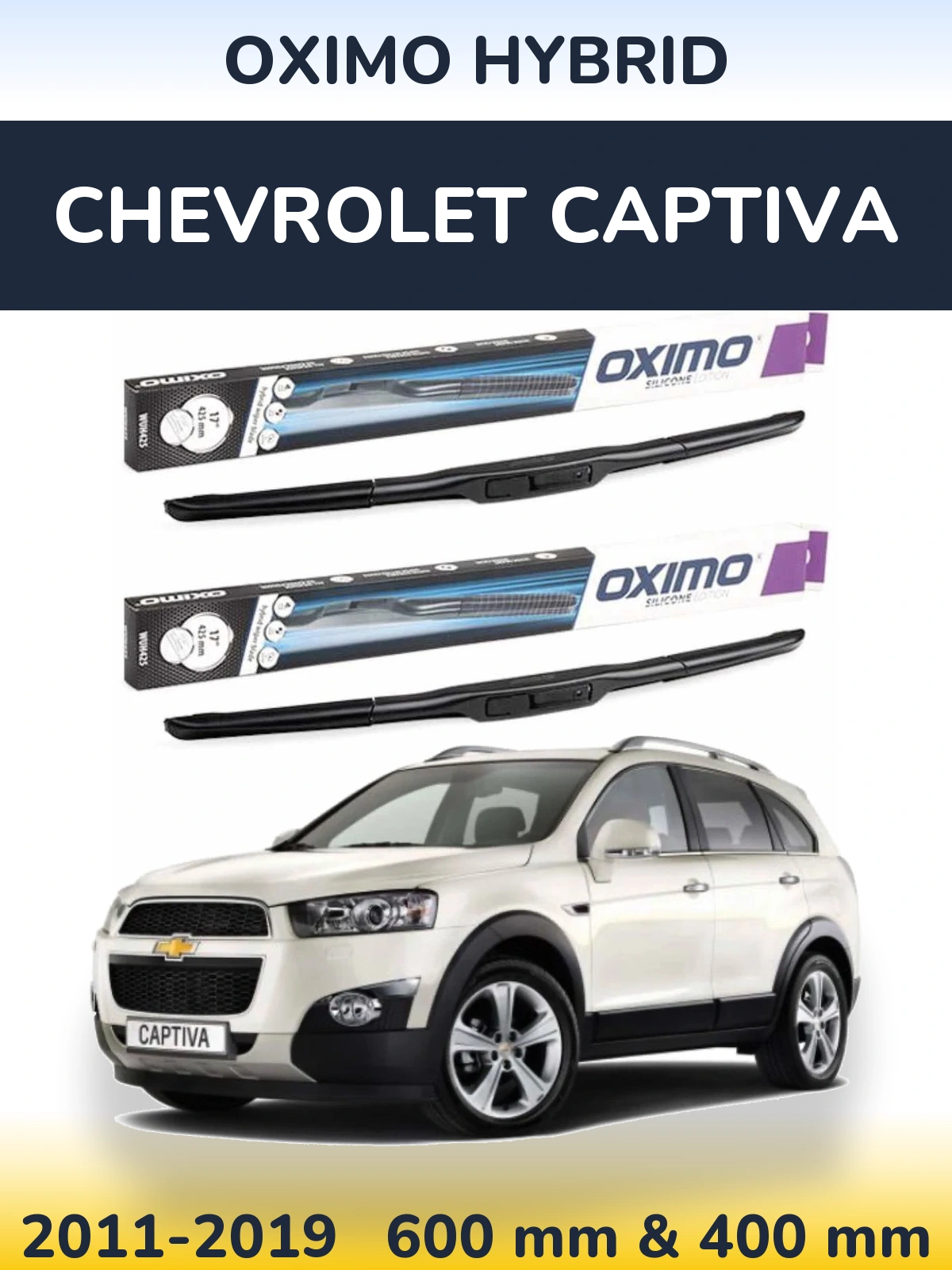 Torkarblad Oximo Hybrid för Chevrolet Captiva