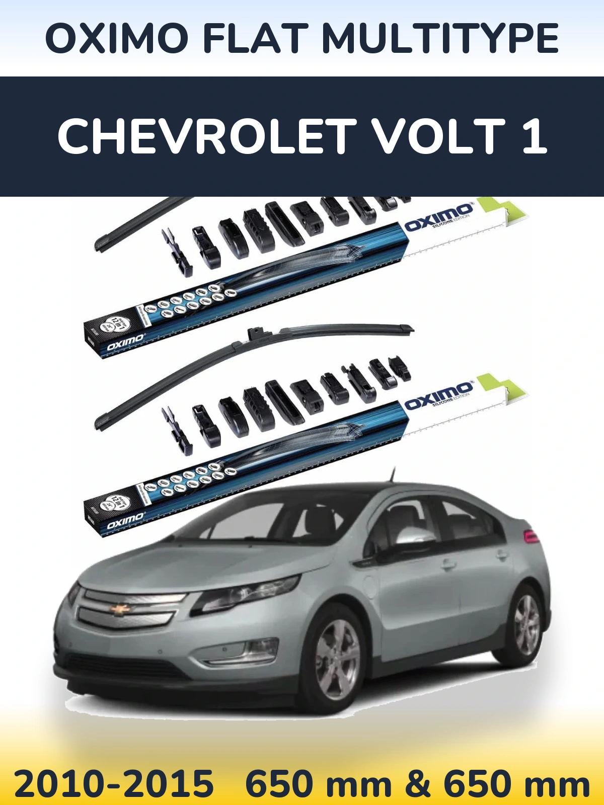 Torkarblad Oximo Flat MultiType för Chevrolet Volt 1
