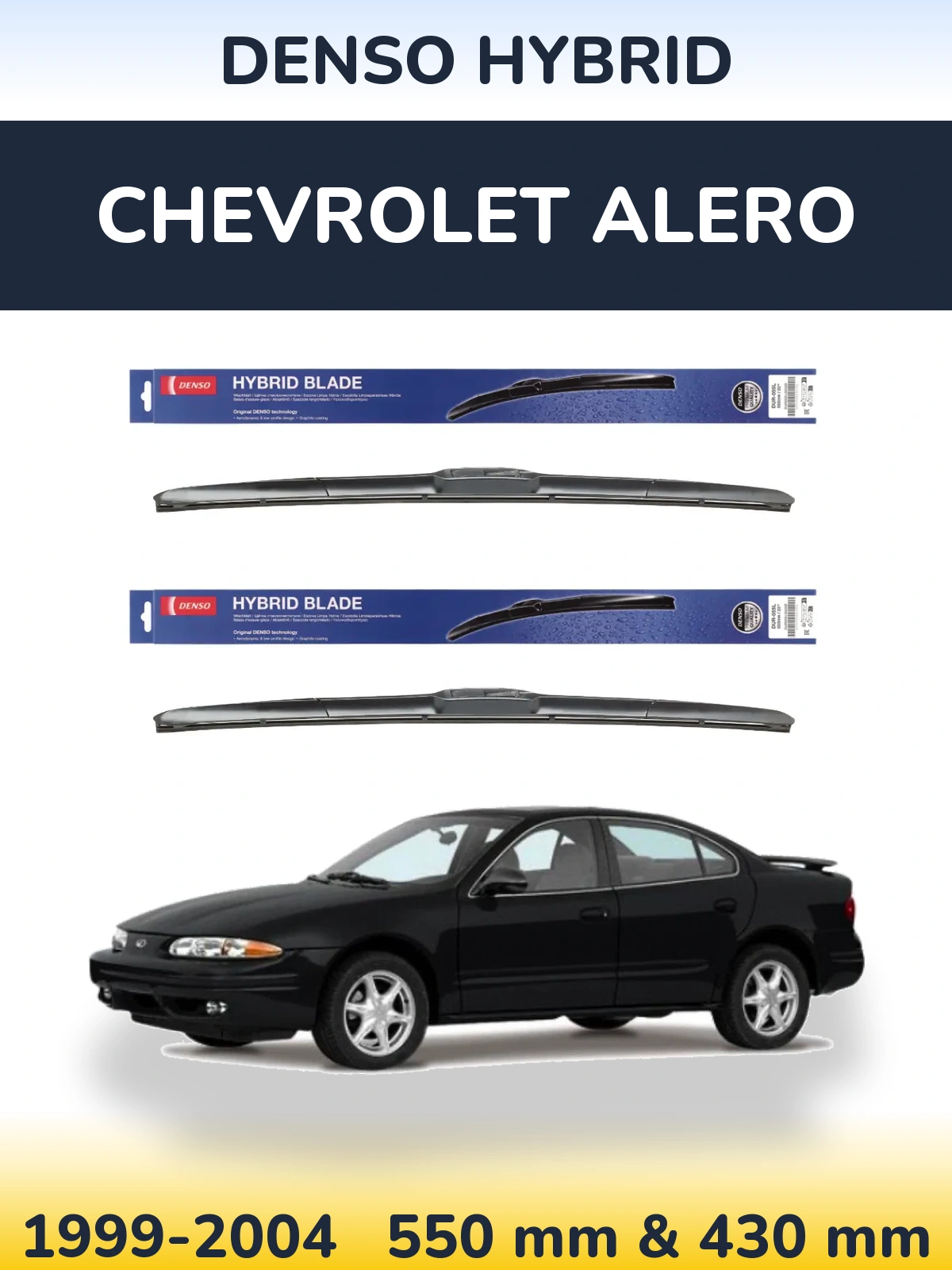 Torkarblad Denso Hybrid för Chevrolet Alero