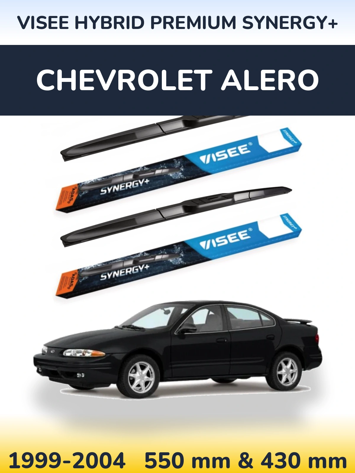 Torkarblad VISEE HYBRID PREMIUM SYNERGY+ för Chevrolet Alero