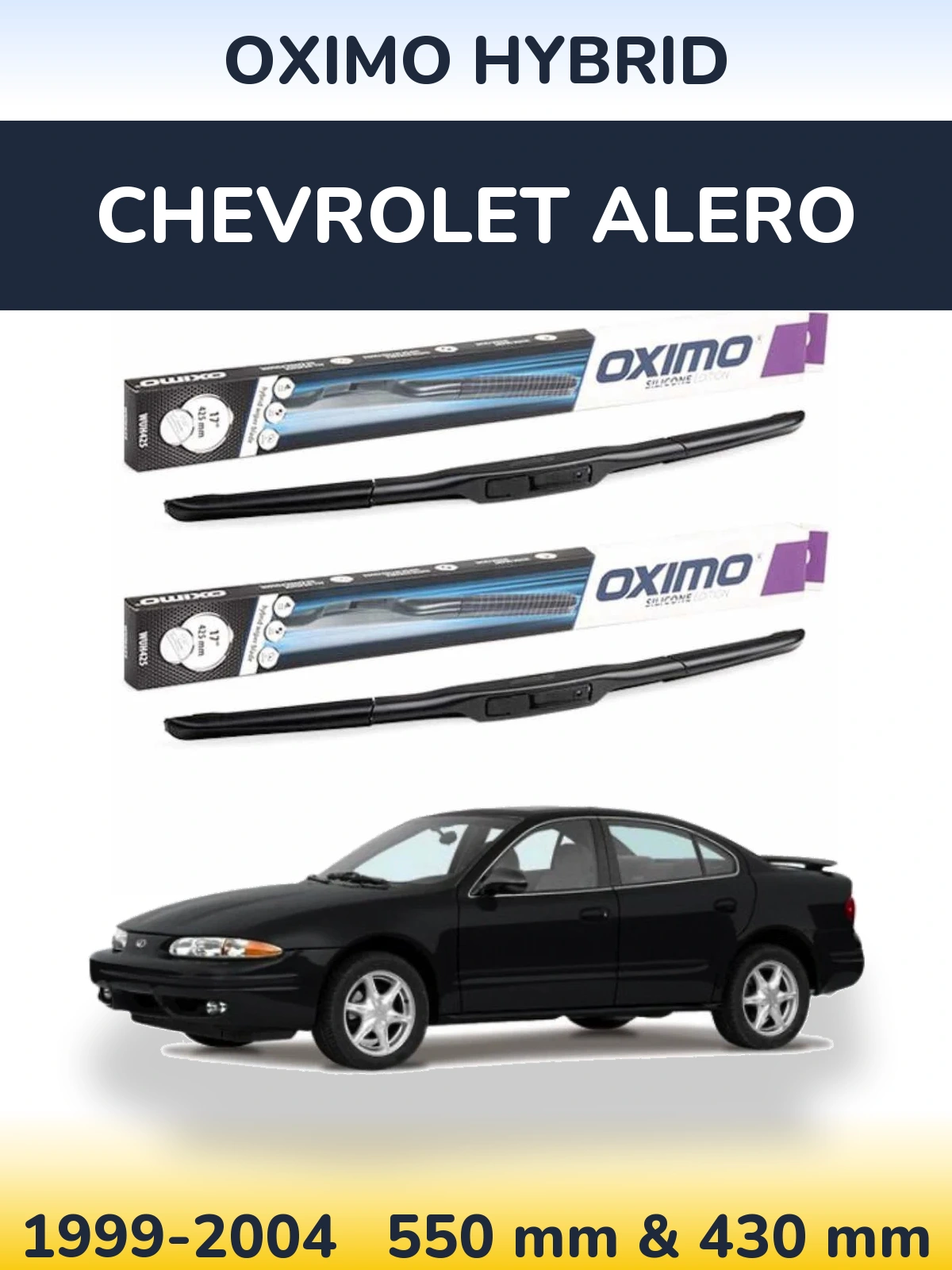Torkarblad Oximo Hybrid för Chevrolet Alero