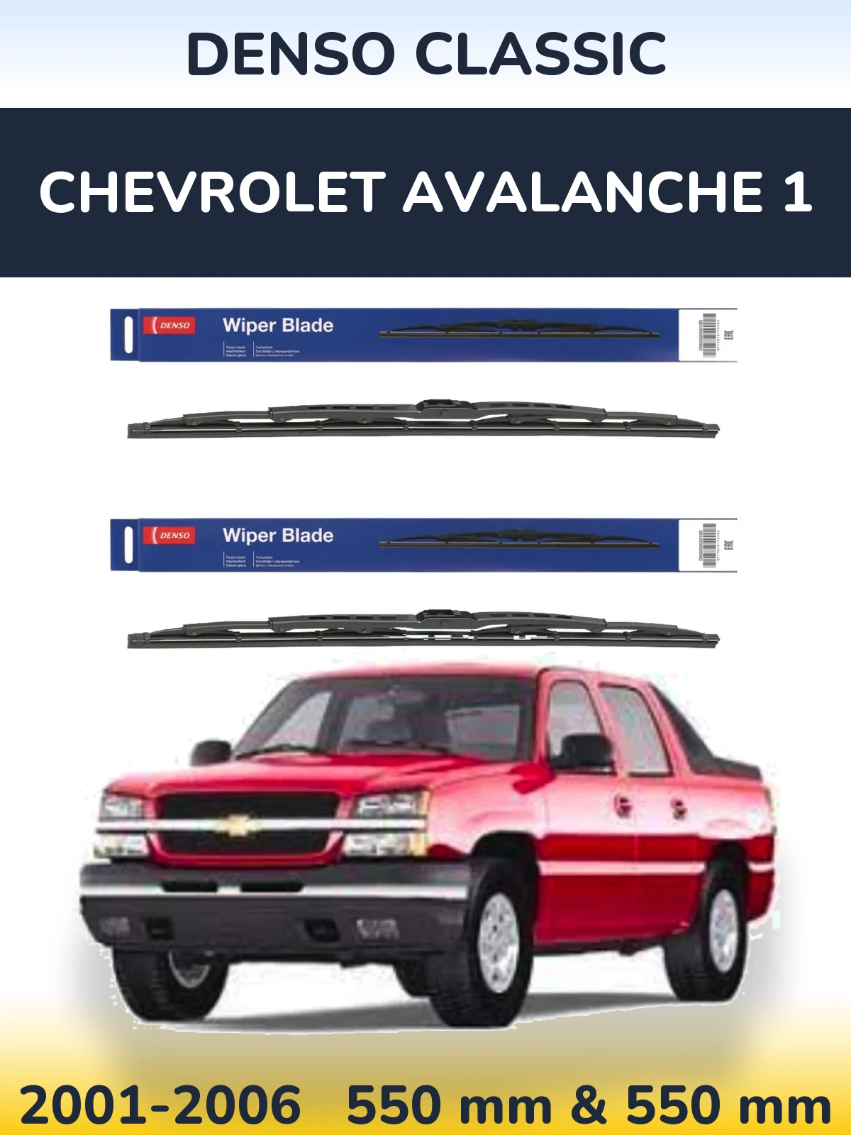 Torkarblad Denso Classic för Chevrolet Avalanche 1