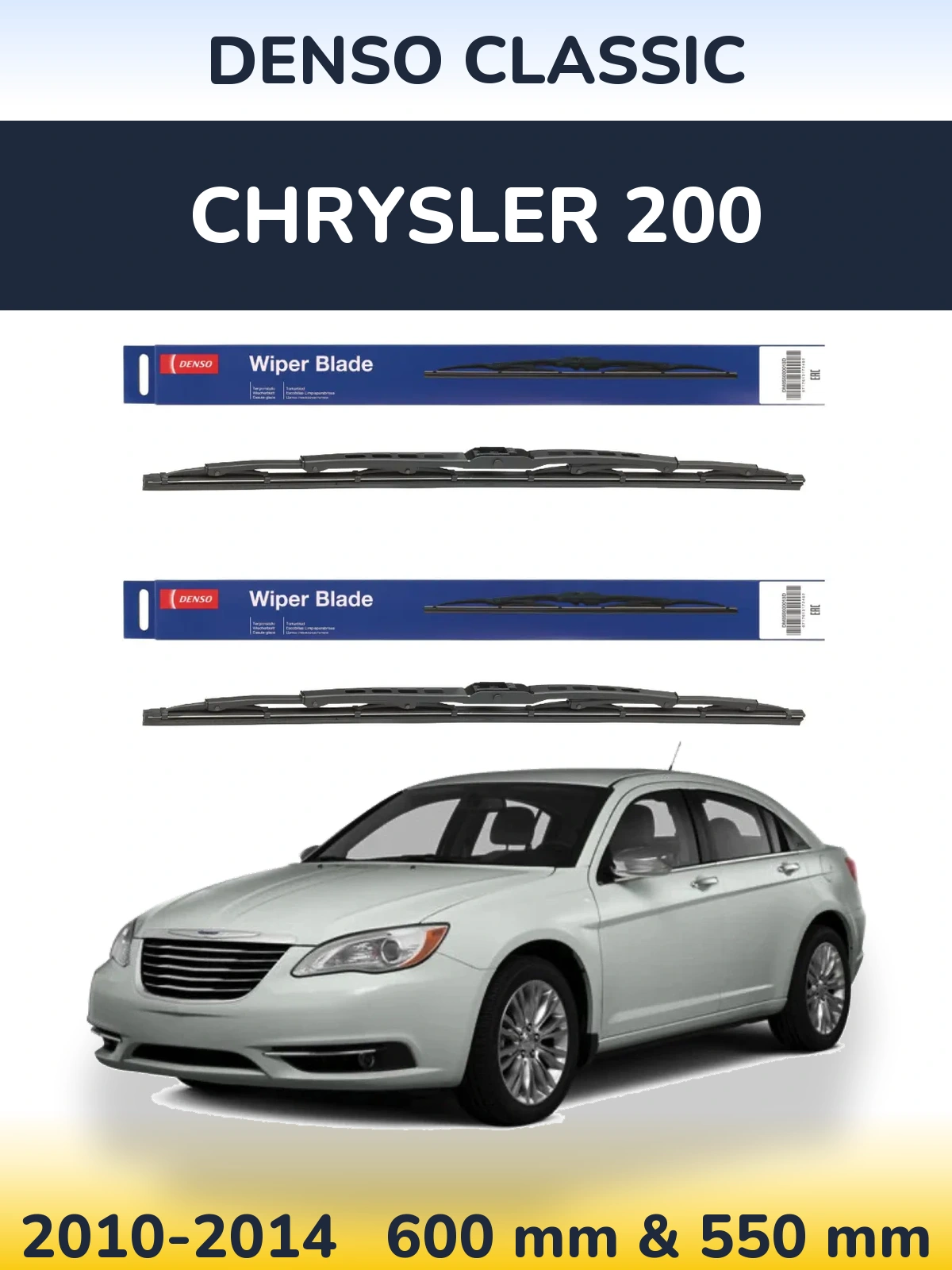Torkarblad Denso Classic för Chrysler 200
