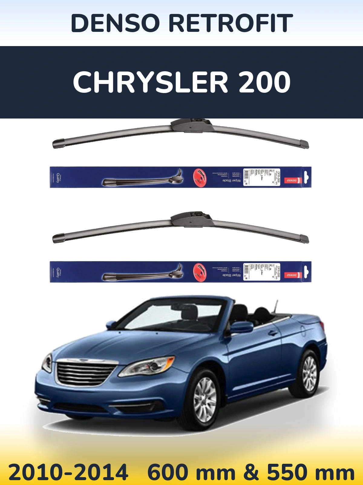 Torkarblad Denso Retrofit för Chrysler 200
