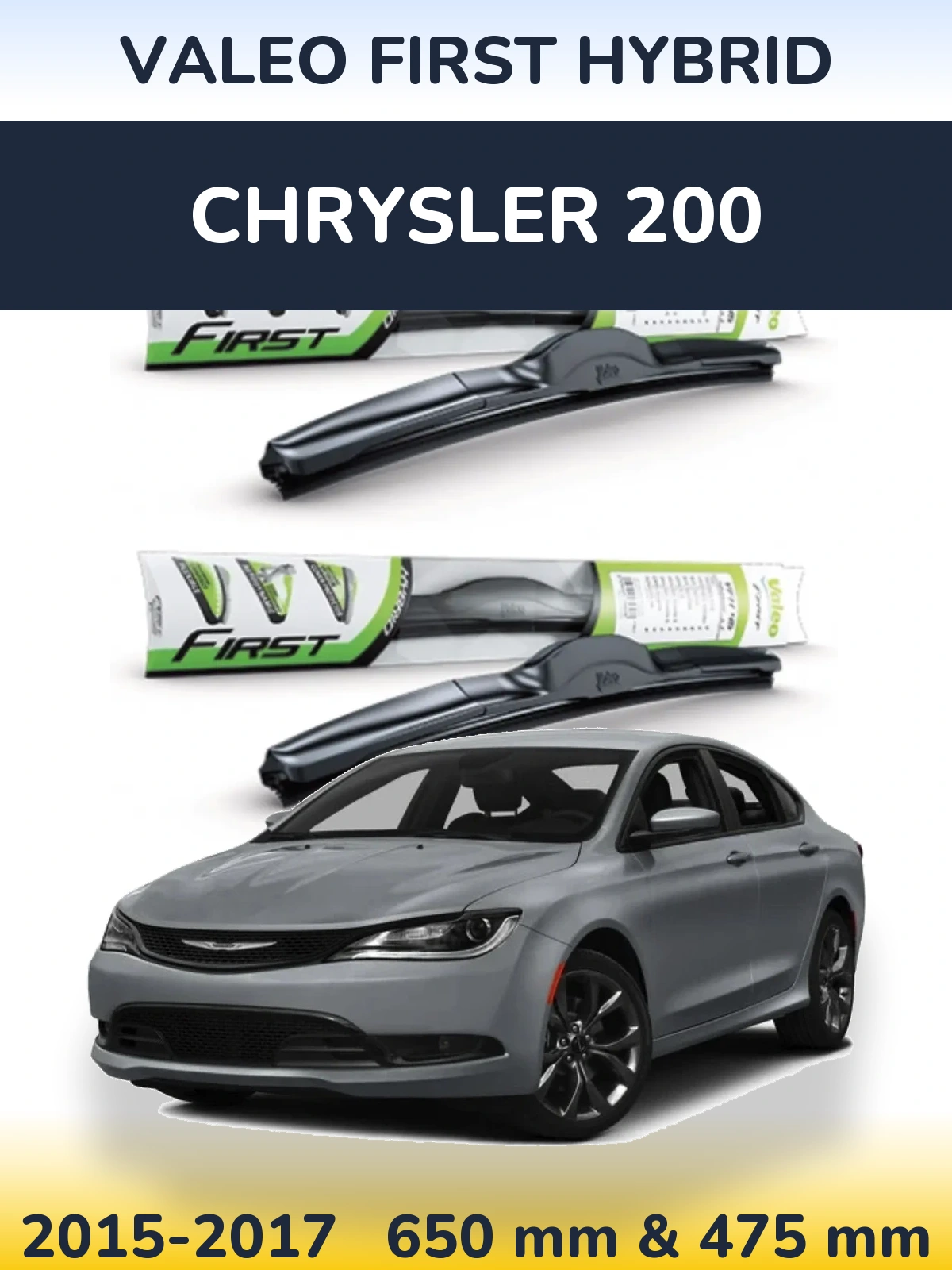 Torkarblad Valeo First Hybrid för Chrysler 200
