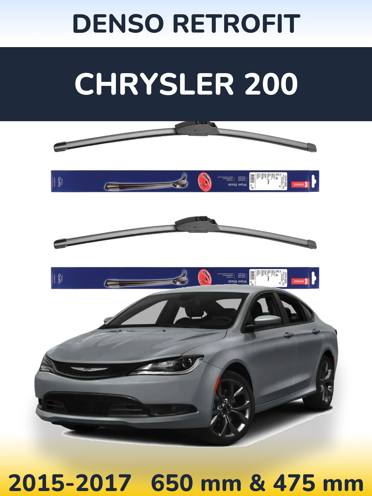 Torkarblad Denso Retrofit för Chrysler 200