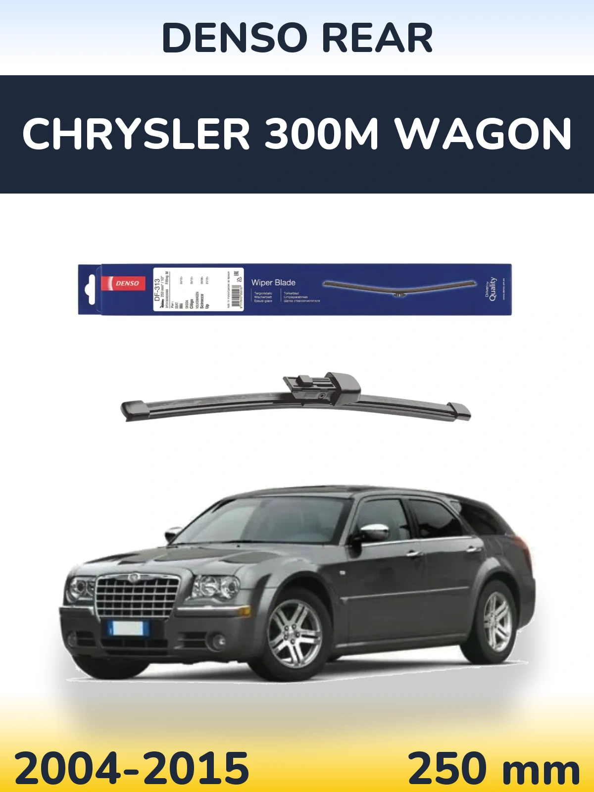 Torkarblad Denso Rear för Chrysler 300M Wagon