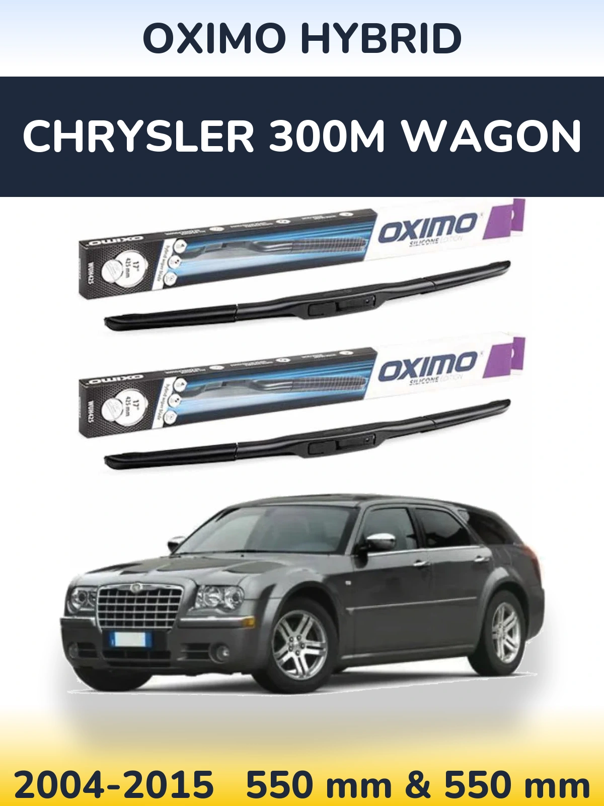 Torkarblad Oximo Hybrid för Chrysler 300M Wagon