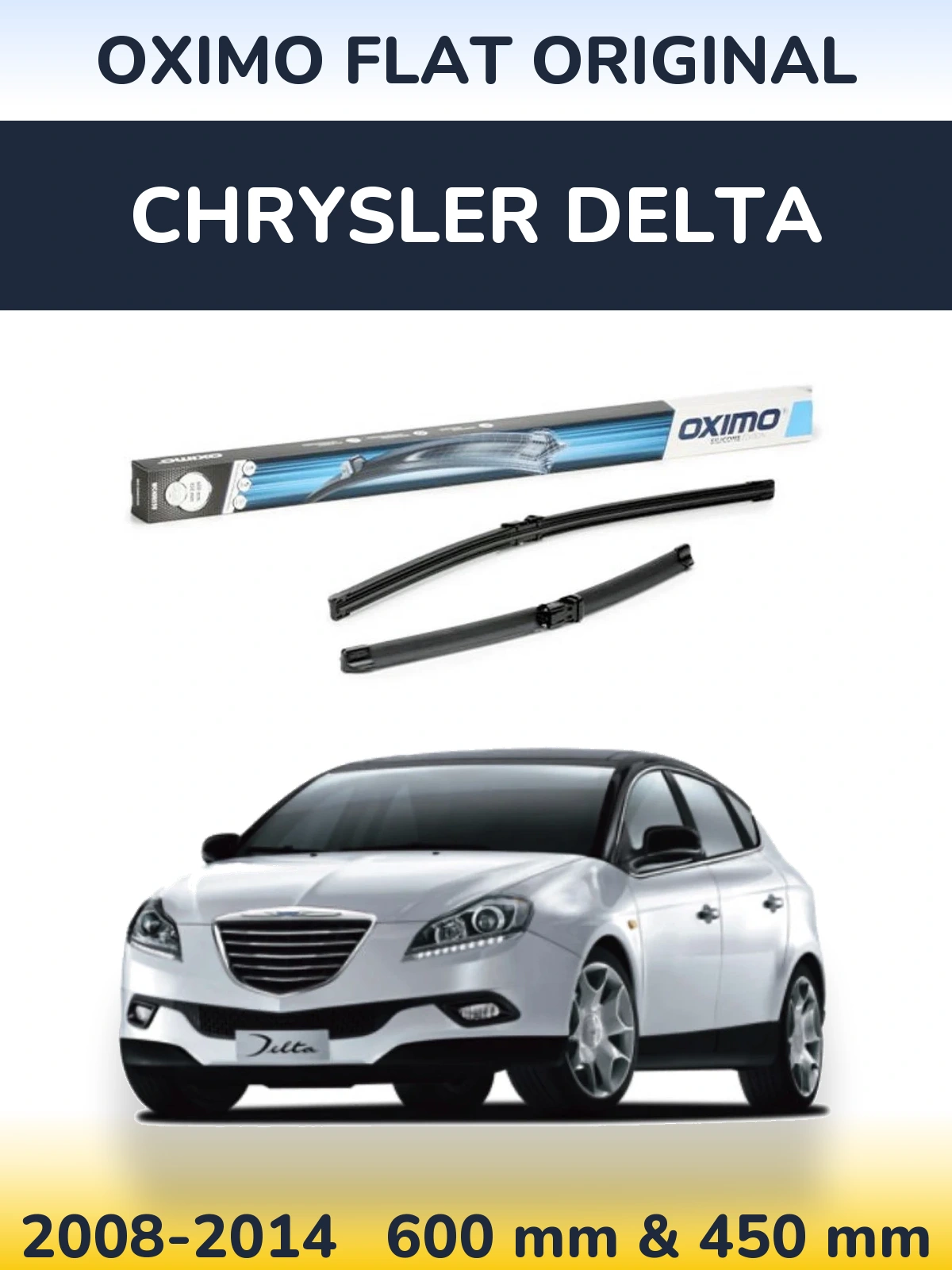 Torkarblad Oximo Flat Original för Chrysler Delta