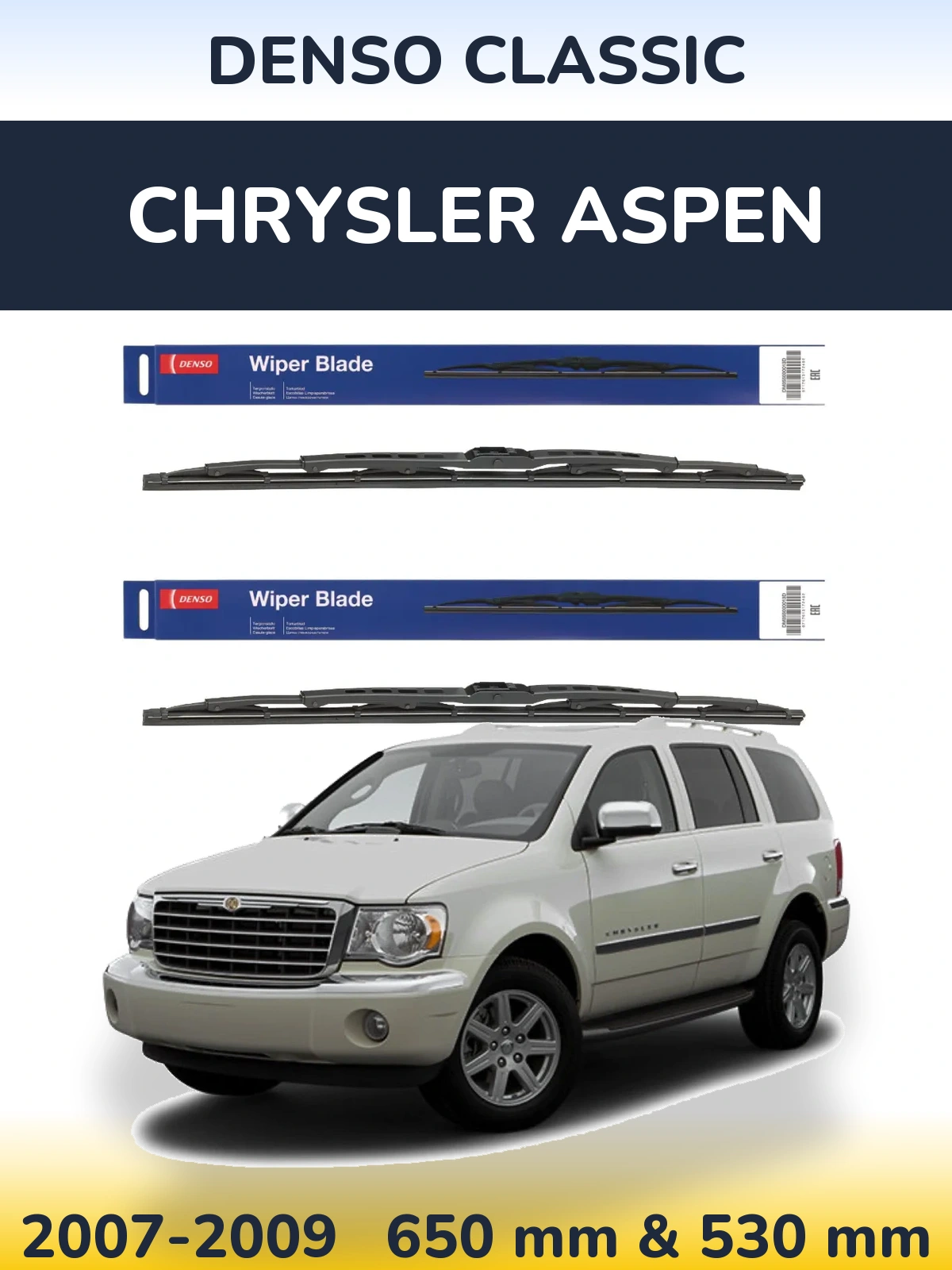 Torkarblad Denso Classic för Chrysler Aspen