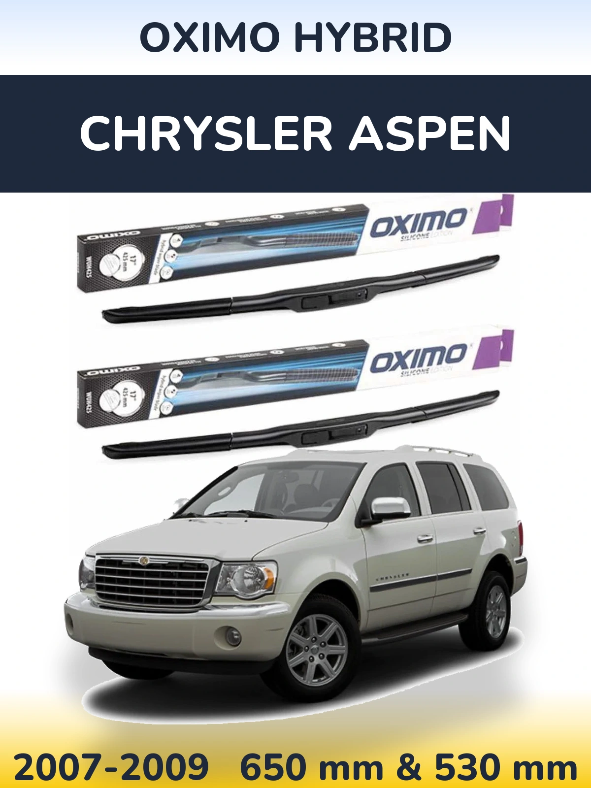 Torkarblad Oximo Hybrid för Chrysler Aspen
