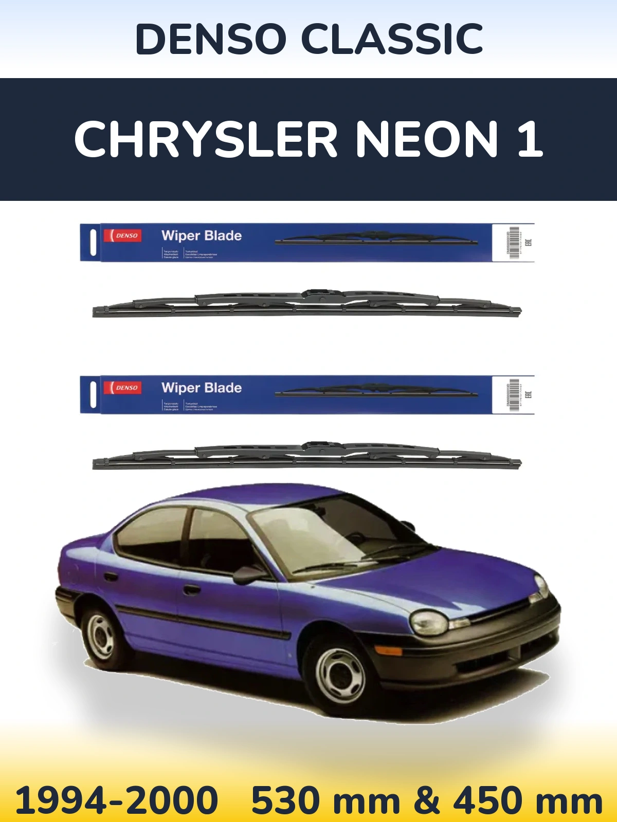 Torkarblad Denso Classic för Chrysler Neon 1