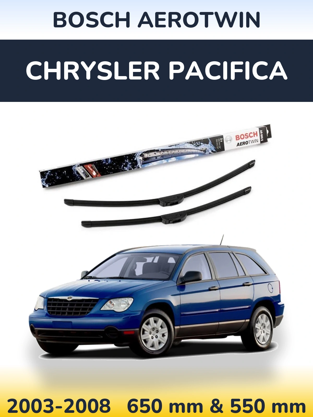 Torkarblad BOSCH AeroTwin för Chrysler Pacifica