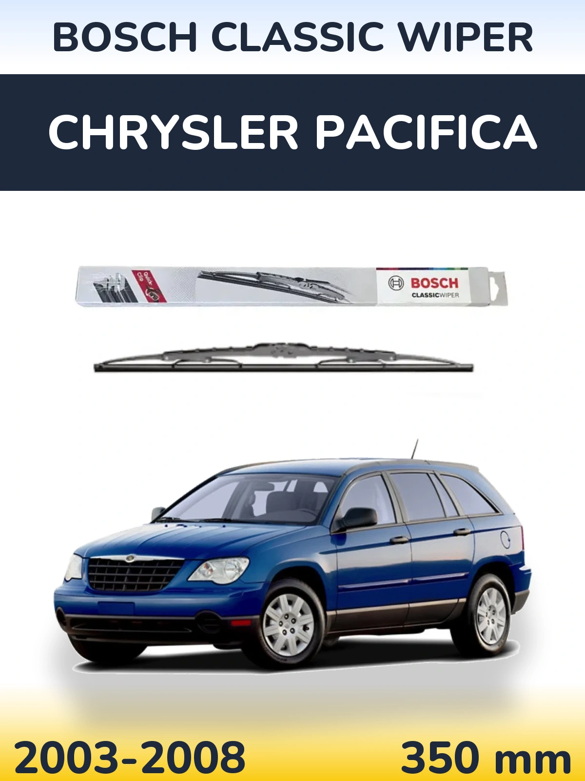 Torkarblad BOSCH Classic Wiper för Chrysler Pacifica