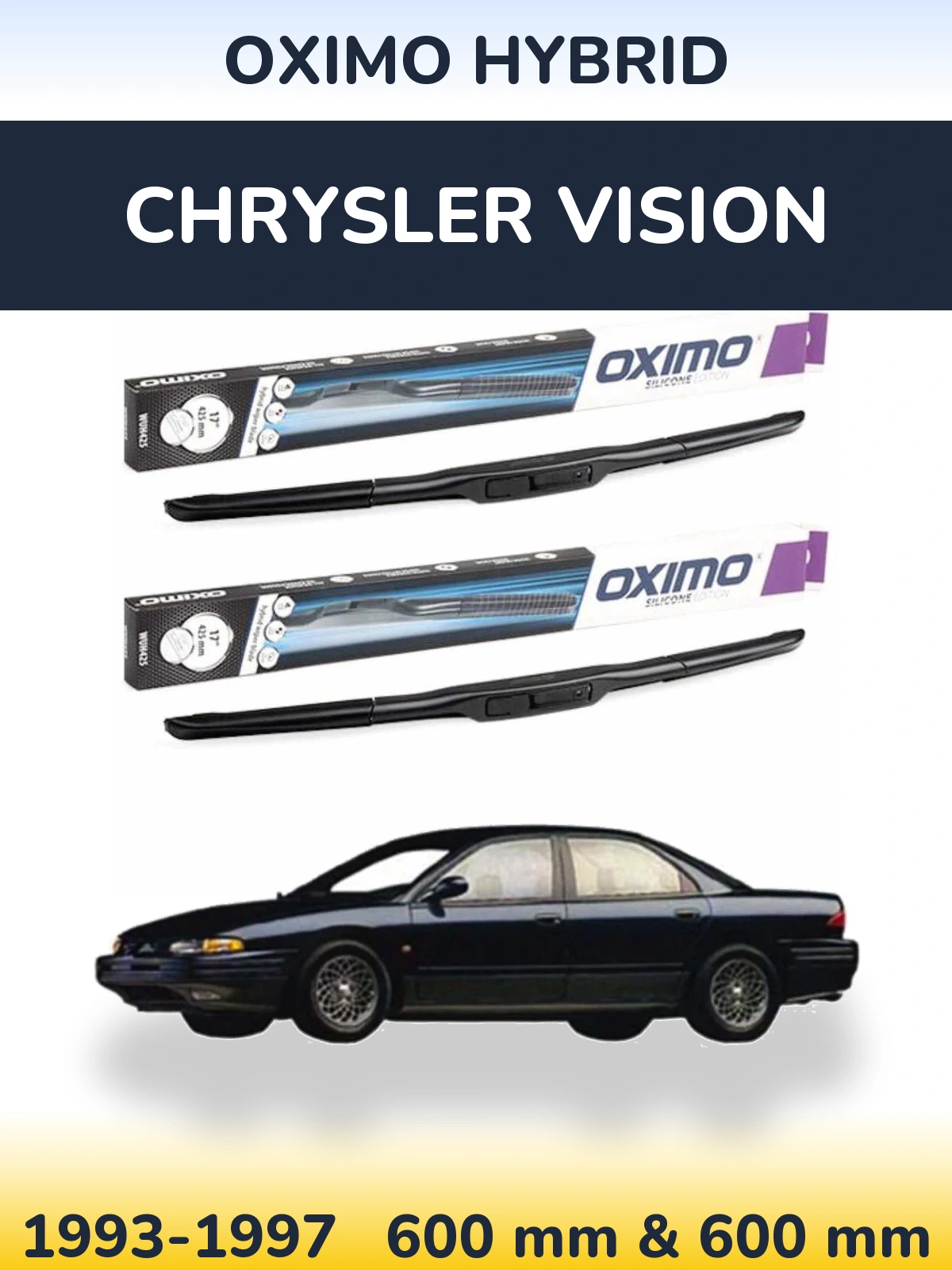 Torkarblad Oximo Hybrid för Chrysler Vision