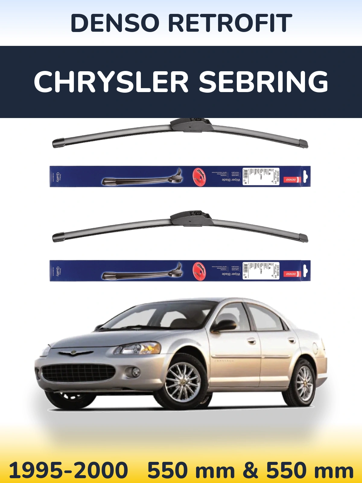 Torkarblad Denso Retrofit för Chrysler Sebring