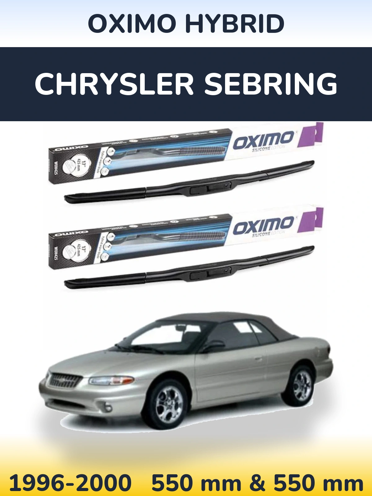 Torkarblad Oximo Hybrid för Chrysler Sebring