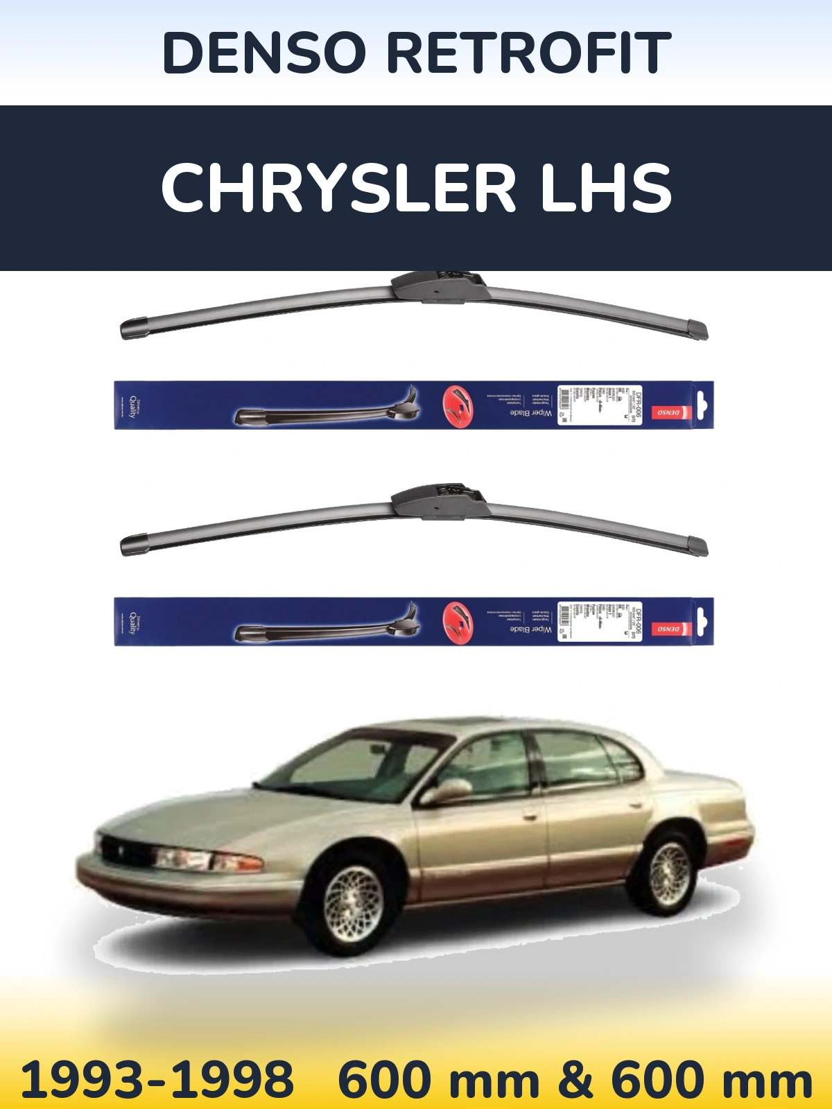 Torkarblad Denso Retrofit för Chrysler LHS