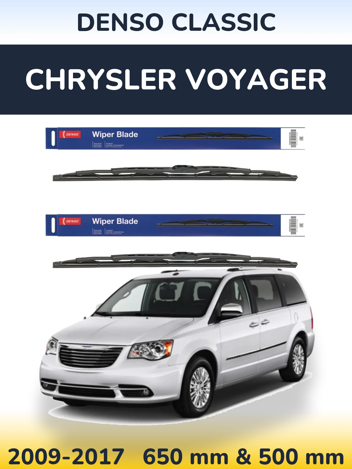Torkarblad Denso Classic för Chrysler Voyager