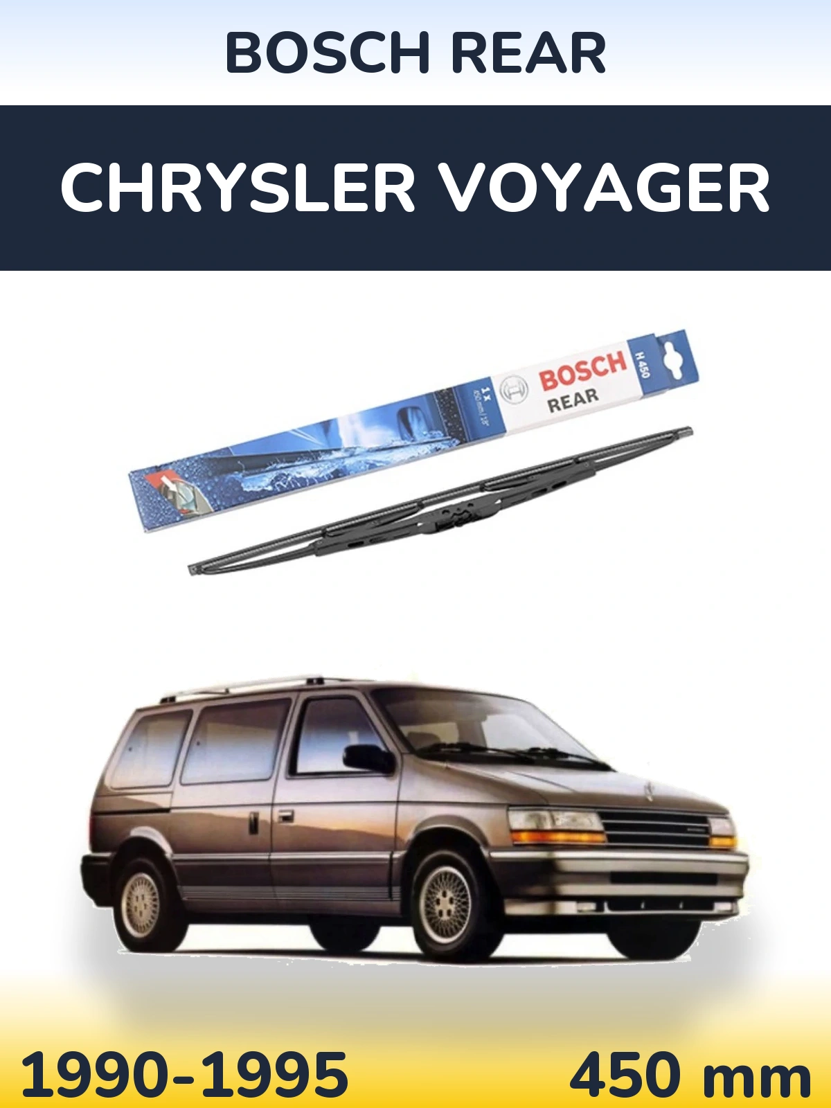 Torkarblad BOSCH Rear för Chrysler Voyager