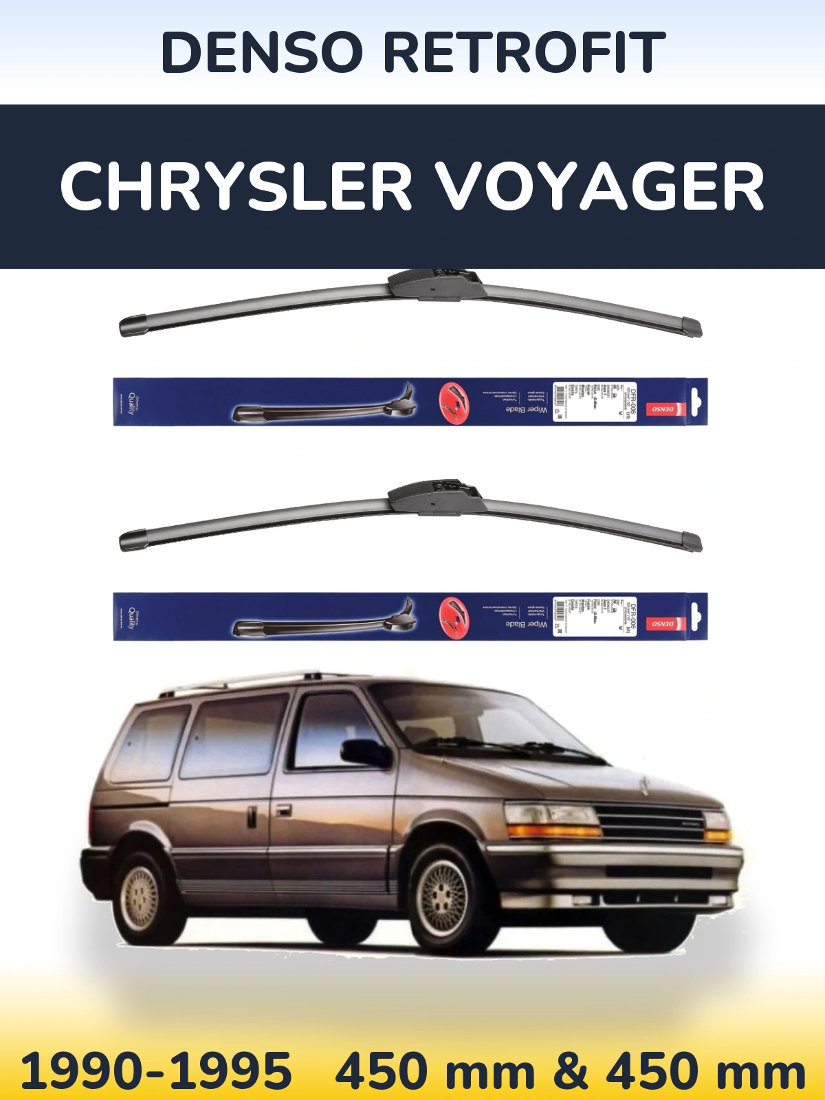 Torkarblad Denso Retrofit för Chrysler Voyager